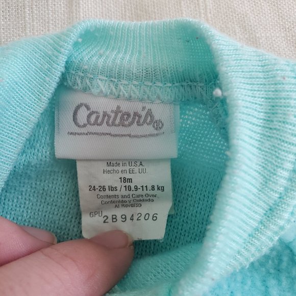 Vintage Carters ABC Footed Pjs 18 months - Picture 5 of 8